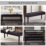 Dining Room Bench, Traditional Upholstered Table Benches