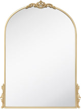 Bordeaux Arch Ornate Mirror (Gold, Small)
