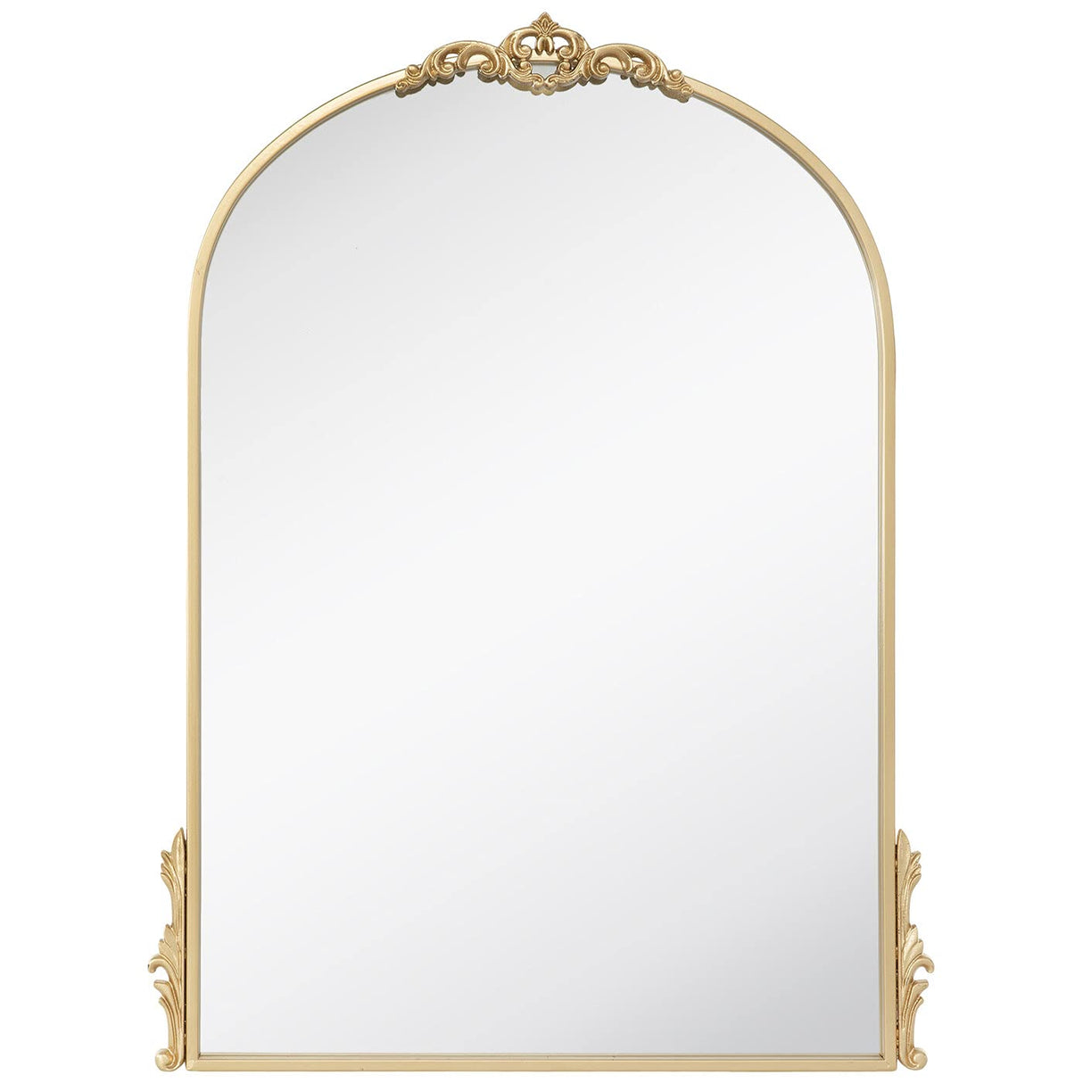 Bordeaux Arch Ornate Mirror (Gold, Small)