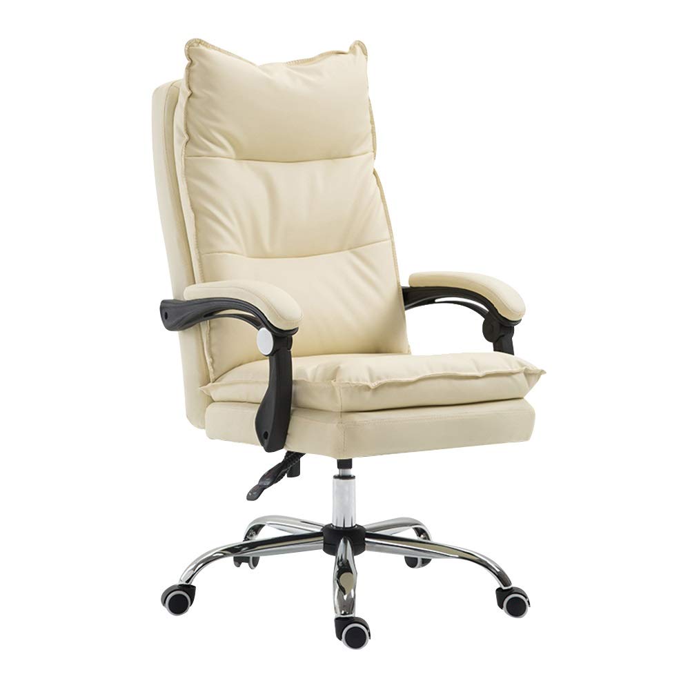 Boss Chair，Ergonomic PU Leather Executive Office Chair Desk Task Computer Chair Swivel High Back Chair