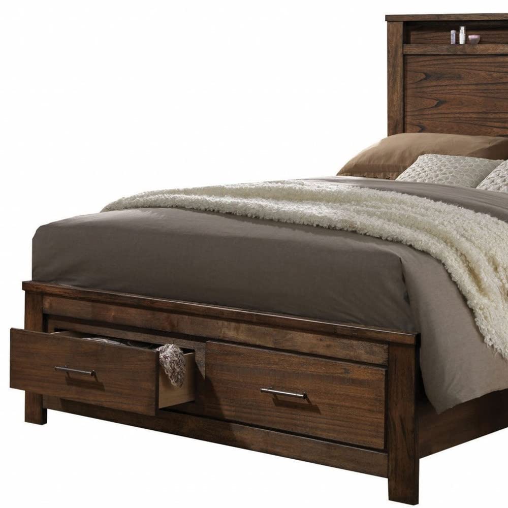 HomeRoots Upholstered Bed