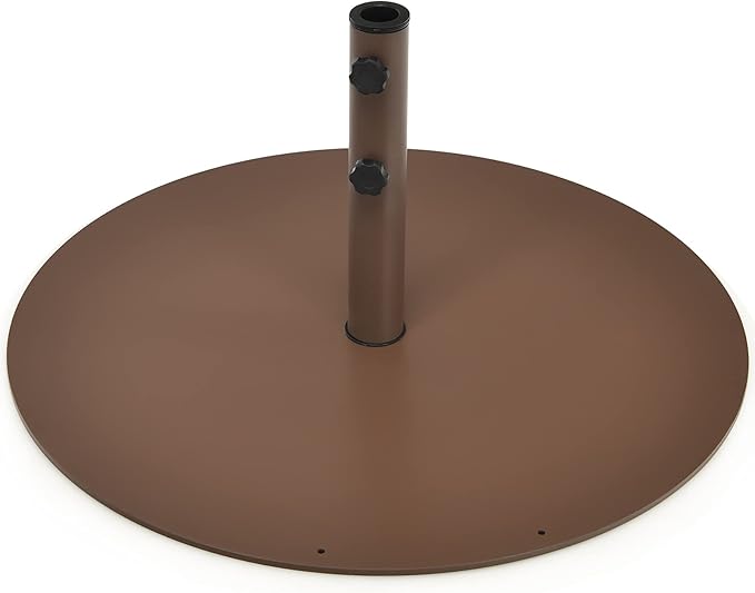 50LBS Patio Umbrella Base, 27.5 inches Round Umbrella Stand with Wheels