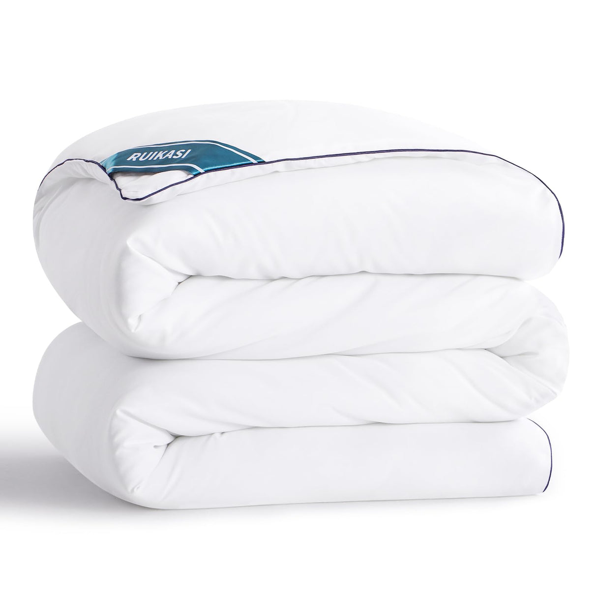 Fluffy Duvet Insert King - Lightweight Cooling Bedding Comforter King Size White