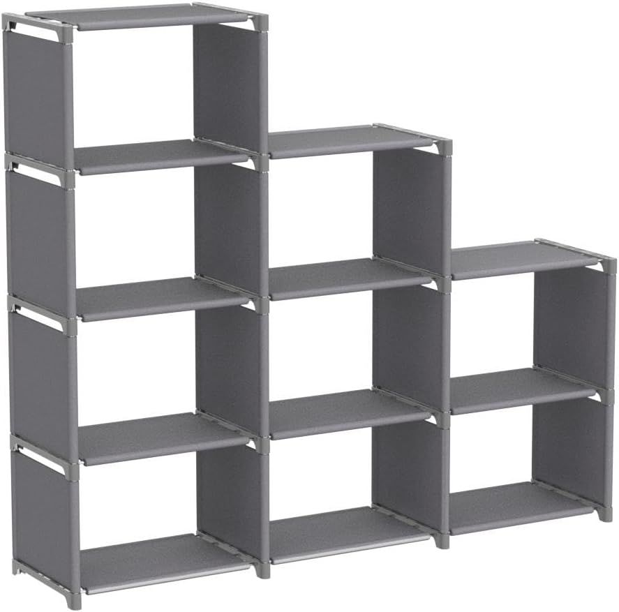 Bookshelf Kids 9 Cube Book Shelf Organizer Bookcase DIY for Bedroom Classroom Office