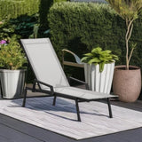 Brazos Adjustable Chaise Lounge Chair with Arms