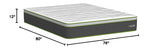 King Mattress,12 Inch Gel Memory Foam Hybrid Mattress with Individually Pocket Springs