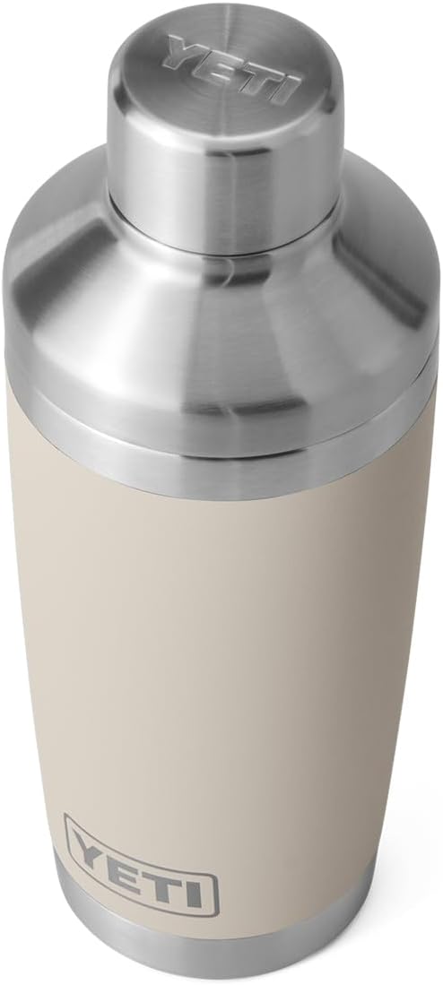 Rambler 20 oz Cocktail Shaker, Stainless Steel, Vacuum Insulated, Rescue Red