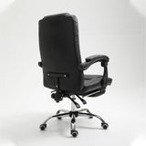 Executive Chair with Footrest Reclining Leather Chair,High Back Ergonomic Home