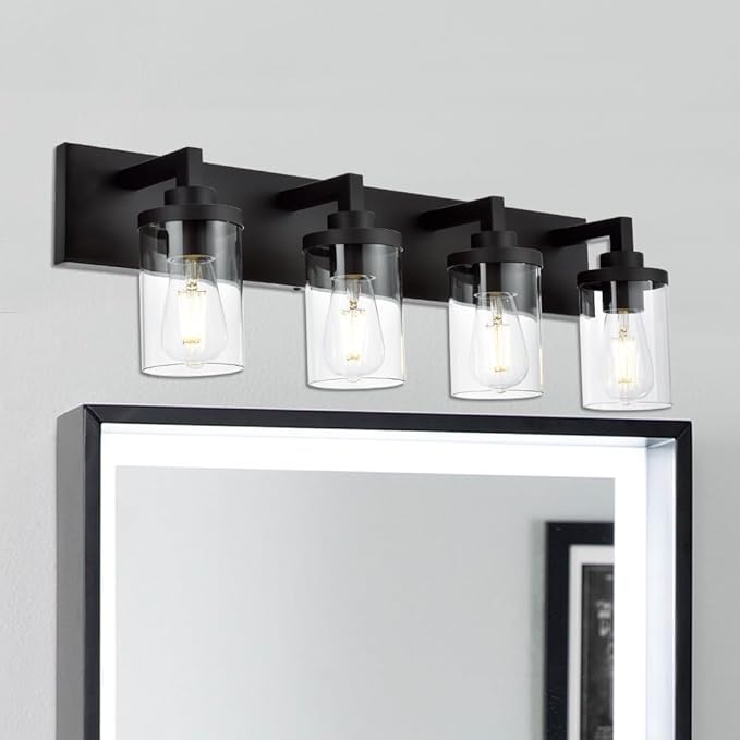 4-Light Vanity Lights Bathroom Light Fixtures Over Mirror Vintage Sconce Vanity