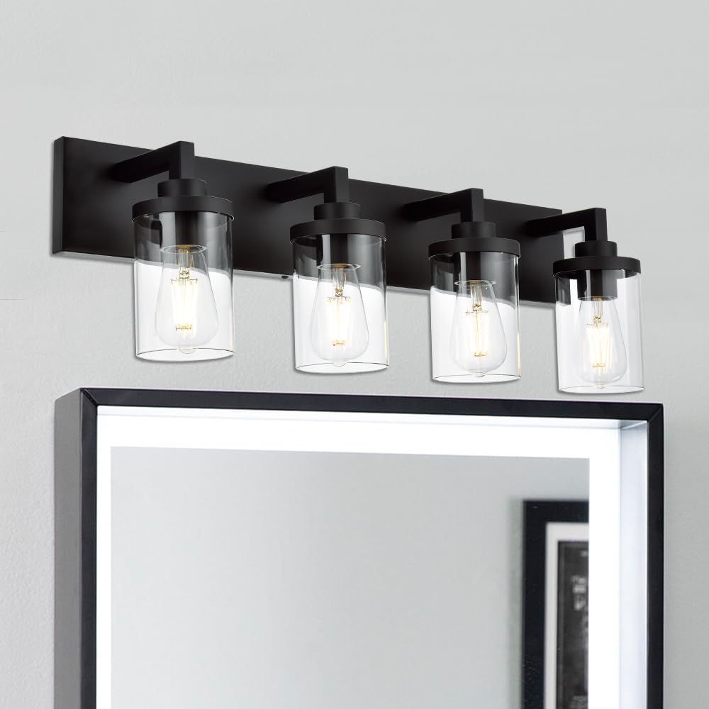 4-Light Vanity Lights Bathroom Light Fixtures Over Mirror Vintage Sconce Vanity