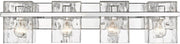 1938-4V-CH Bennington Vanity, 4-Light 400 Total Watts, Chrome