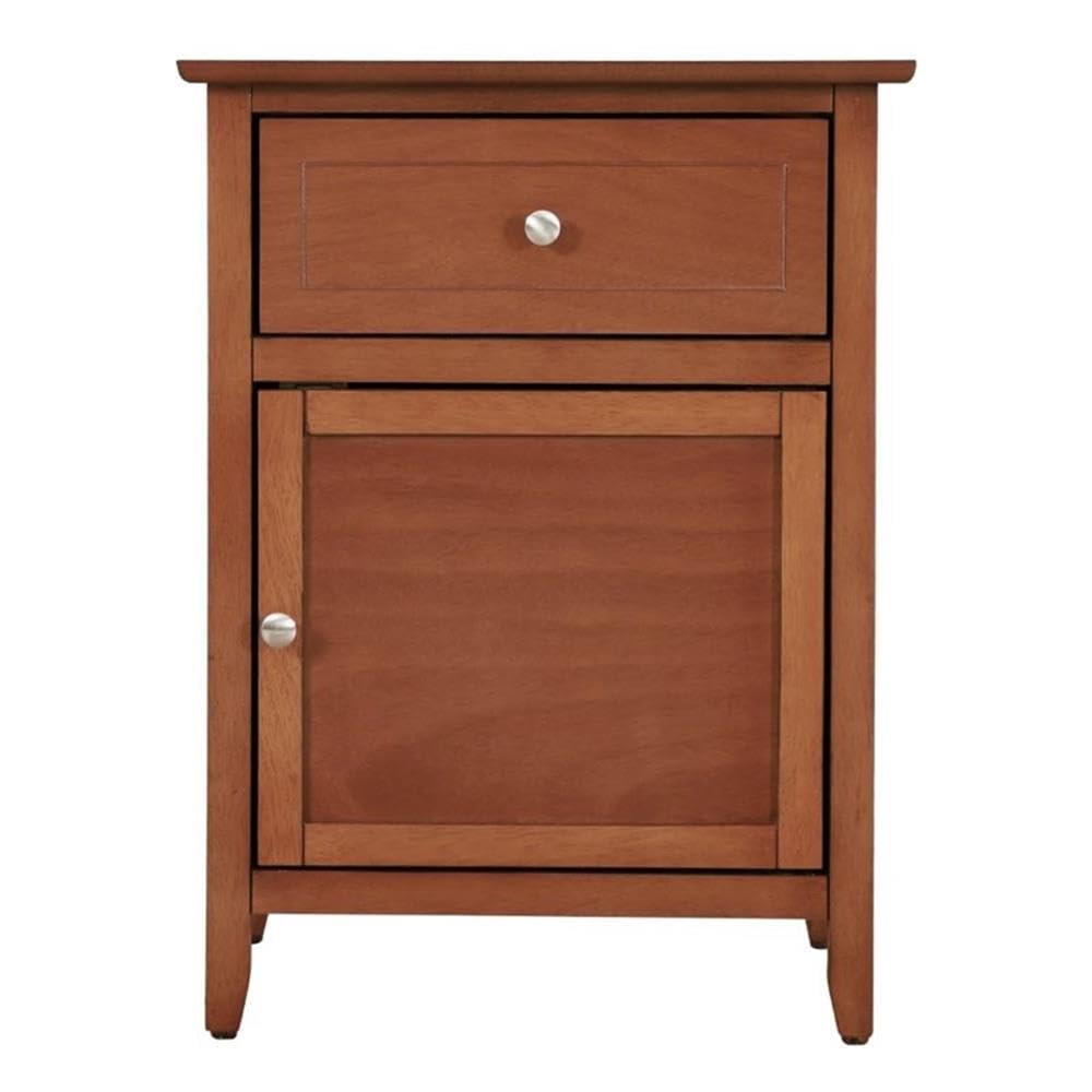 1 Drawer 1 Door Nightstand in Oak