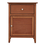 1 Drawer 1 Door Nightstand in Oak