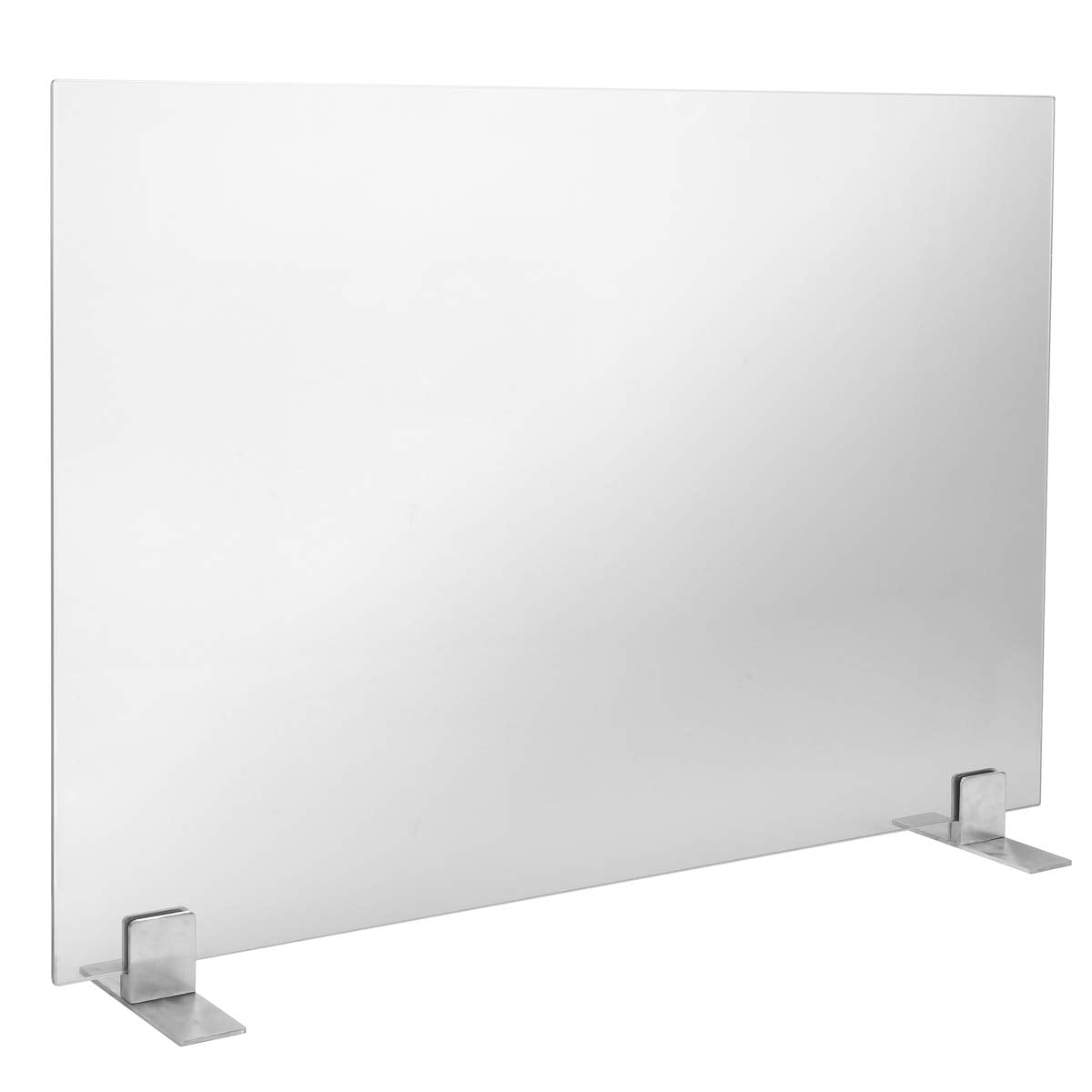 36x27 Fireplace Screen Tempered Glass 1 Panel Fire Door Freestanding Cover