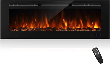 72" Recessed Electric Fireplace Insert