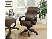 Bradley Bonded Leather Executive Office Chair - Mahogany