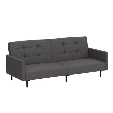 Gilman Futon - Futon Sofa Bed - Futon Couch - Small Futon - Living Room Furniture - Armed Sofa Bed Couch