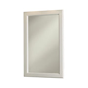 Prairie Steel Single Door Recessed Cabinet in White Height: 18"