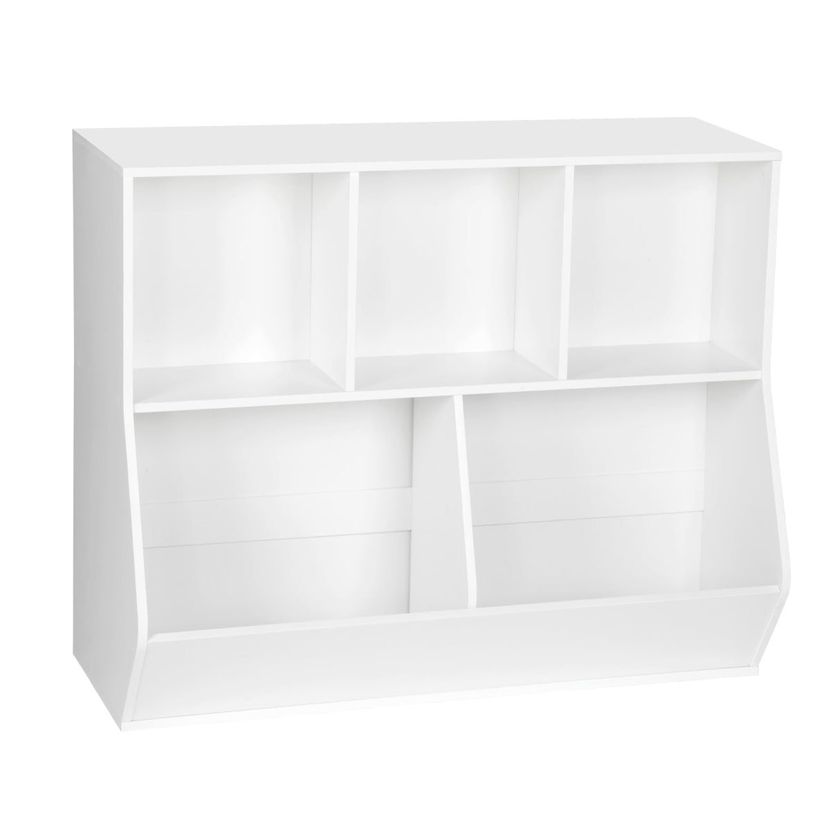 E-Commerce Kids Bookshelf, 35.4" L Storage Organizer with Bookcase, Toy Storage