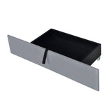Size Upholstered Bed Frame with 2 Drawers & 1 Twin XL Trundle, Velvet Platform Storage