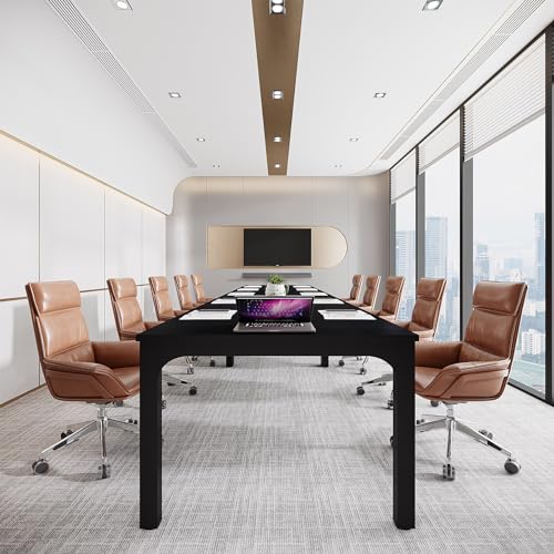 6.5 FT Conference Room Table, 78.74" W x 27.56" D Large Office Conference Table