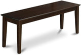 CAB-OAK-W Dining Room Bench with Wood Seat