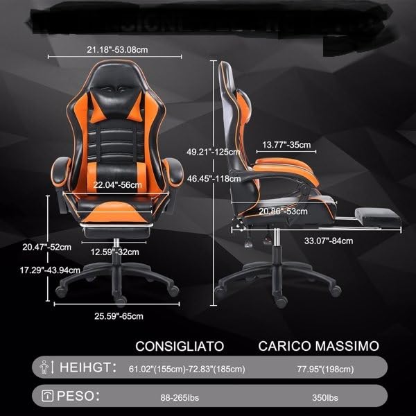 Gaming Chair Computer Gamer Chair,Ergonomic Desk Office PC Chair