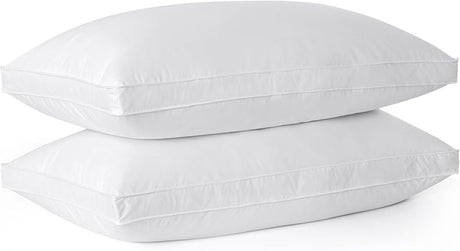 Feathers and Down Pillows, Pillows Queen Size Set of 2