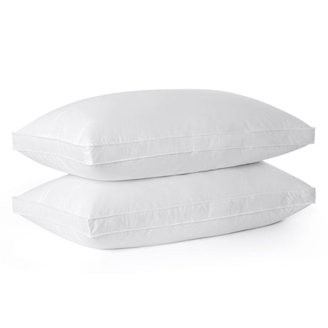 Feathers and Down Pillows, Pillows Queen Size Set of 2