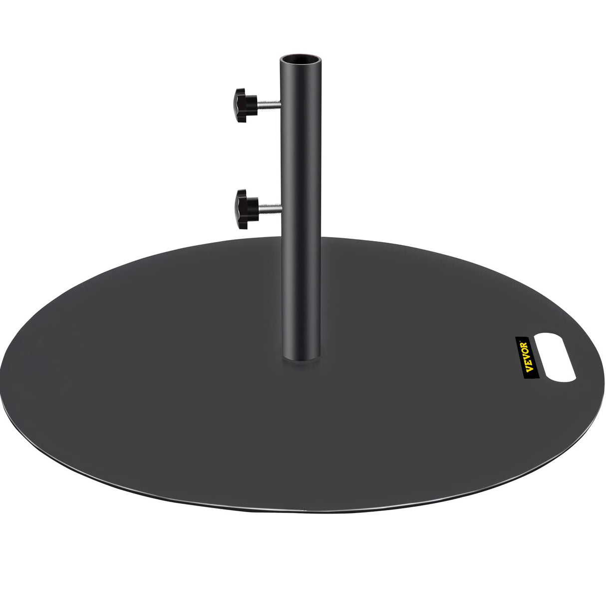 27" Round Heavy Duty, 39lbs Holder Stand, Cast Iron 1.5-2" Pole Market Umbrella Base