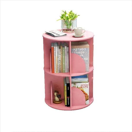 Bookshelf for Bedroom Creative Rotating 360° Bookshelf Bookcase