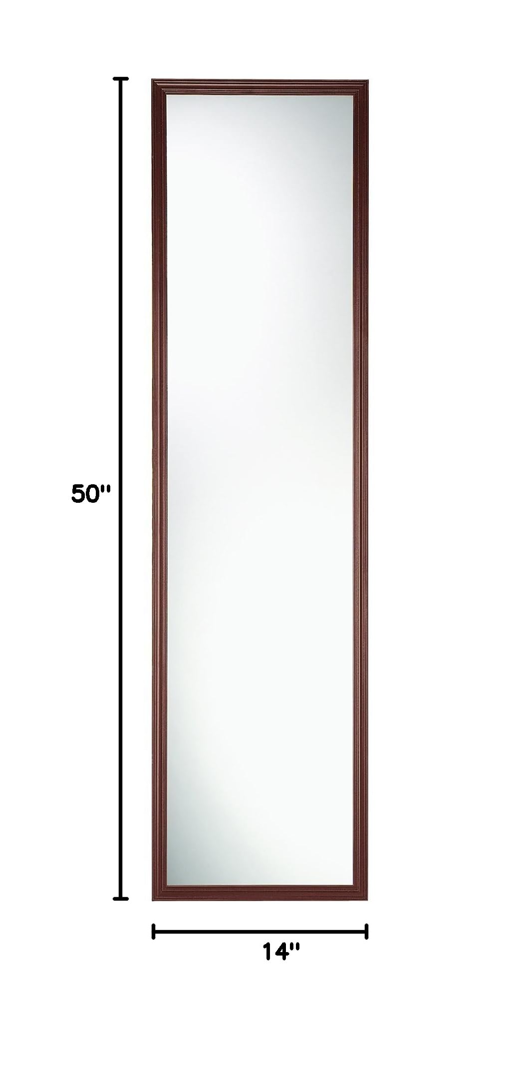 Home Décor Innovations 206130 Suave Plastic Frame, Plain Edge Mirror