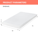 5 Inch Gel Memory Foam Mattress Medium-Firm Mattress for Pressure Relief & Cooler Sleep