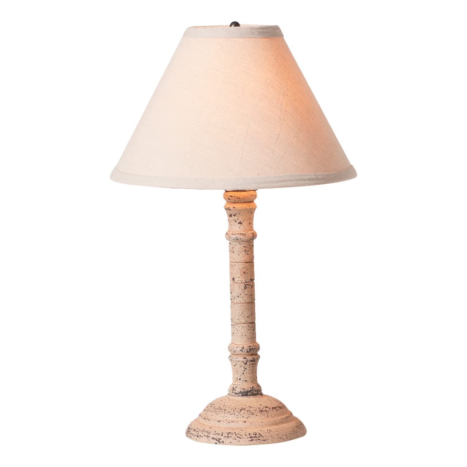 9189AH5, Gatlin Wood Table Lamp in Hartford Buttermilk with Fabric Linen Shade