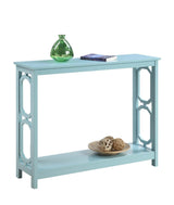 Omega Console Table, Sea Foam Blue