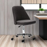 MCQ Office Desk Chair, Modern Cute Rolling Vanity Swivel Task Chairs with Wheels