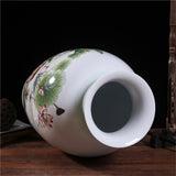 Vase Ceramic Vase Ornaments Chinese Porcelain Pastel Living Room TV Cabinet