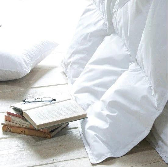 European Down Comforter Full Size - Breathable, Ultra-Soft & Fluffy Comforter Filled