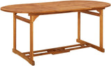 Patio Dining Table 70.9"x35.4"x29.5" Solid Acacia Wood