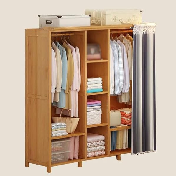 Easy to Install Wardrobe, Adjustable Height Storage of wardrobe Partition