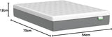 Novilla Full Mattress, 12 Inch Gel Memory Foam Full Size Mattress for Cool Night & Pressure Relief, Medium Plush Feel with Motion Isolating, Bliss