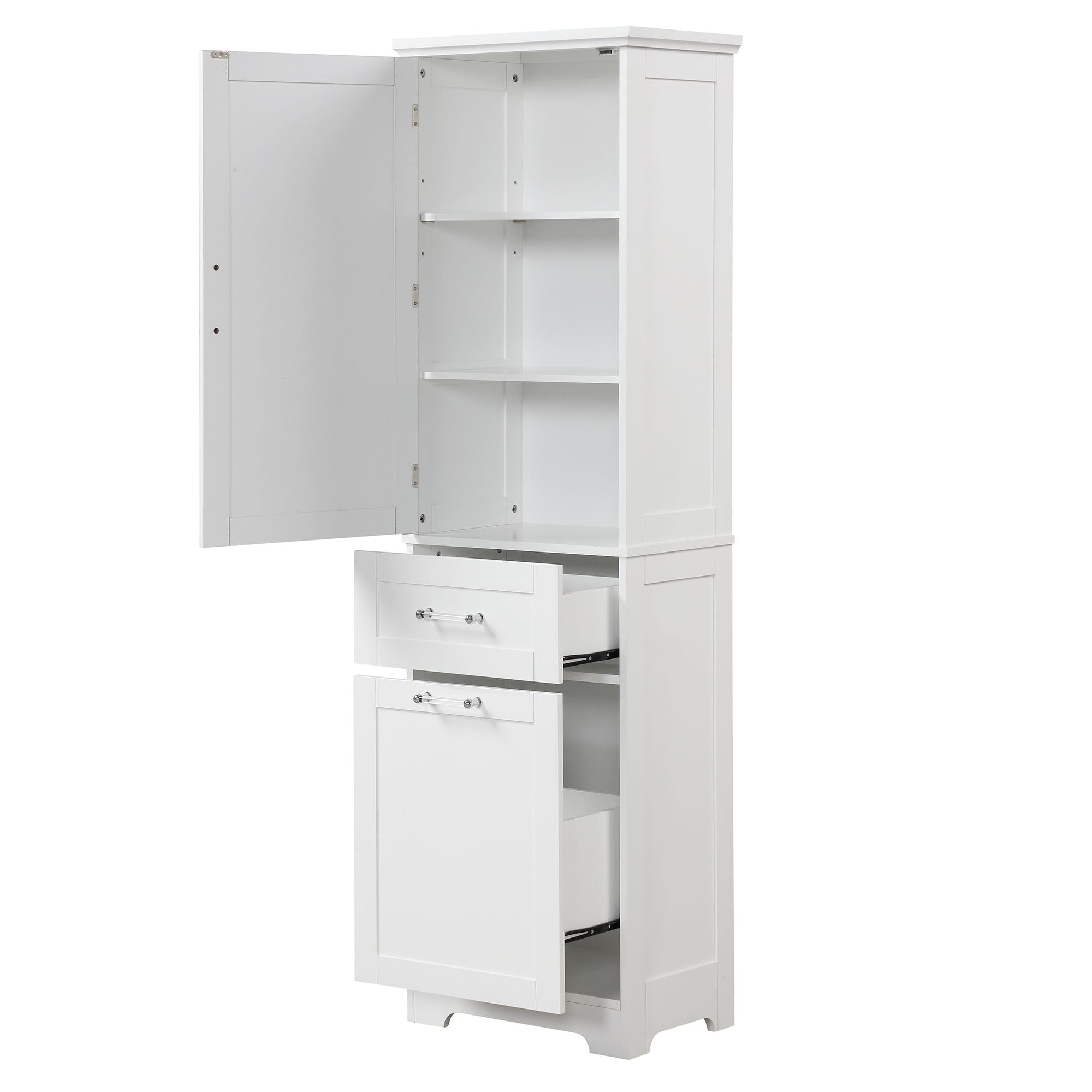 Tall Bathroom Storage Cabinet, Freestanding Storage Cabinet