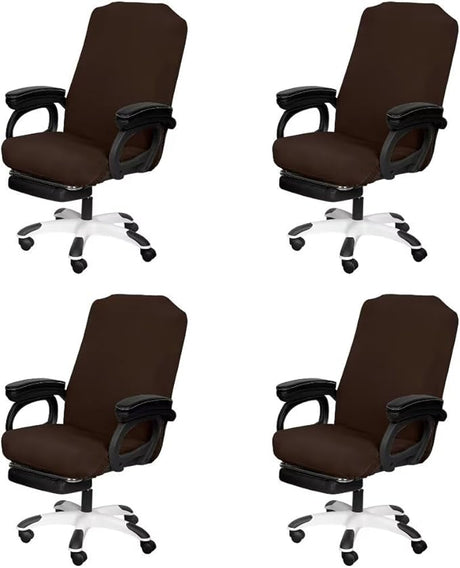 2 Pack Office Chair Cover, Stretchable Desk Chair Cover Removable Computer Chair Cover for Office Chair