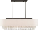 Lighting 51125-92 Carlisle - 41" Five Light Linear Chandelier