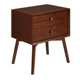 Mid Century Modern Wood Nightstand Side Table Bedroom Storage Drawer Bedside End Table