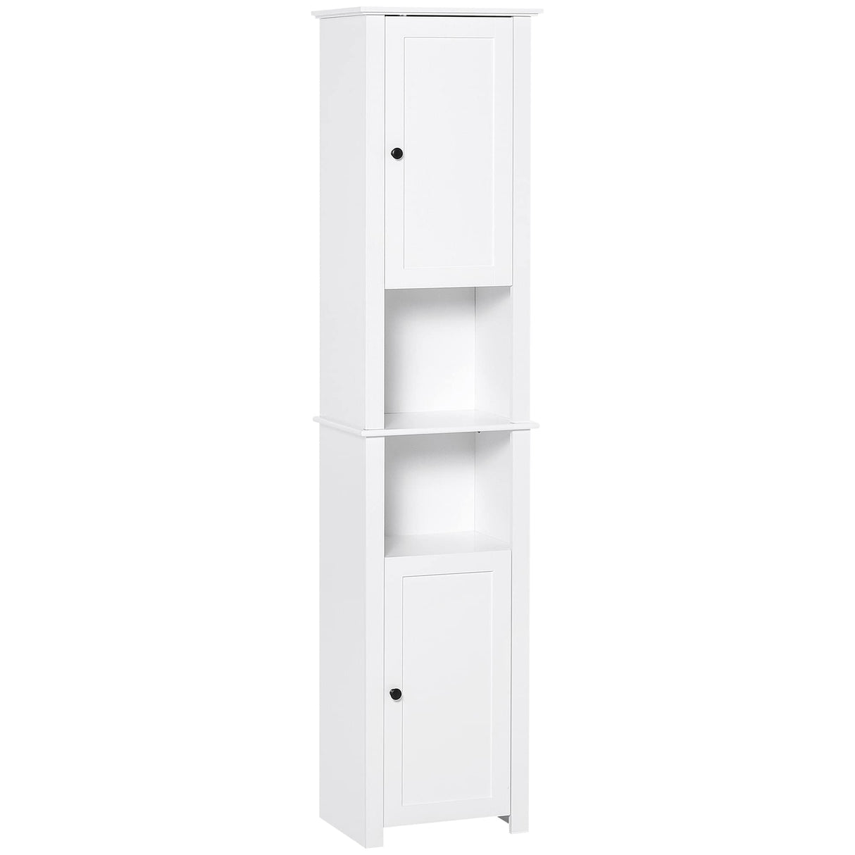 Tall Bathroom Storage Cabinet, Freestanding Linen Tower