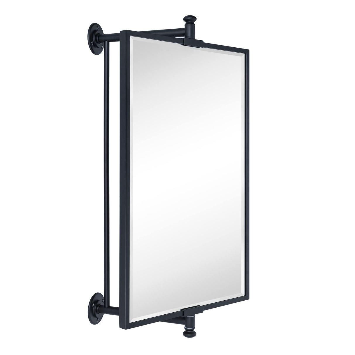 Pivot-N-View Extendable Bathroom Mirror with Tilt - 14 x 22 Inch Wall Mount