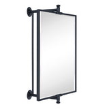 Pivot-N-View Extendable Bathroom Mirror with Tilt - 14 x 22 Inch Wall Mount