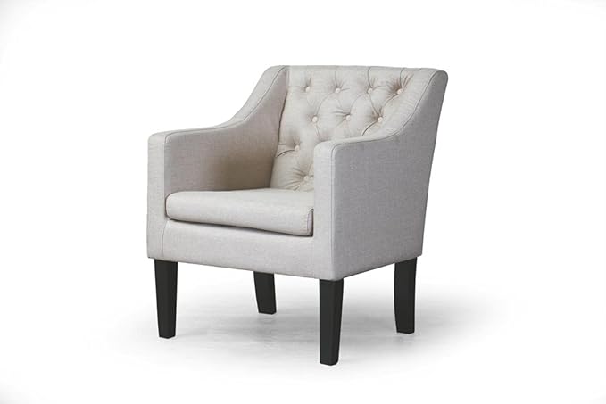 Brittany Club Chair, Beige