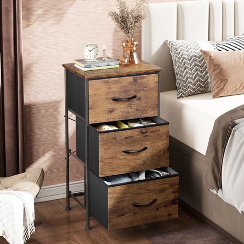 3 Drawers Dresser and 16 Drawers Dresser Set, Dresser for Bedroom, Closet